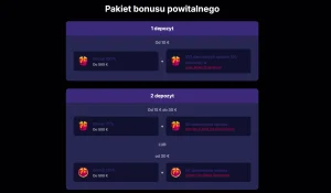 Pakiet powitalny NV Casino